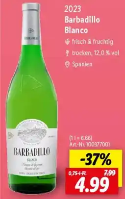 Lidl Barbadillo Blanco Angebot