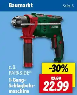 Lidl PARKSIDE 1-Gang- Schlagbohr- maschine Angebot