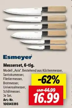 Lidl Esmeyer Messerset, 6-tlg. Angebot