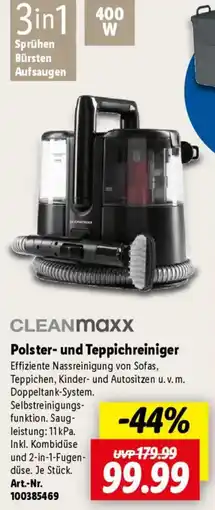 Lidl CLEANmaxx Polster- und Teppichreiniger Angebot