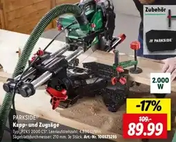 Lidl PARKSIDE Kapp- und Zugsäge Angebot