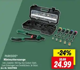 Lidl PARKSIDE Nietmutternzange Angebot