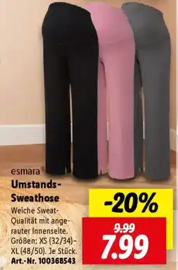 Lidl esmara Umstands- Sweathose Angebot