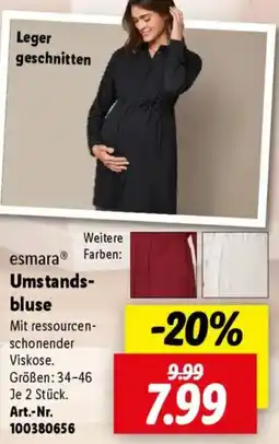 Lidl esmara Farben: Umstands- bluse Angebot