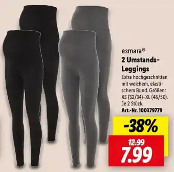 Lidl esmara 2 Umstands- Leggings Angebot