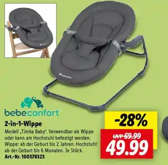 Lidl bebeconfort 2-in-1-Wippe Angebot