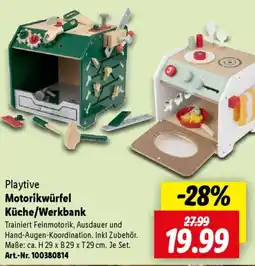 Lidl Playtive Motorikwürfel Küche/Werkbank Angebot