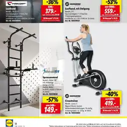 Lidl dealfit Sprossenwand Angebot