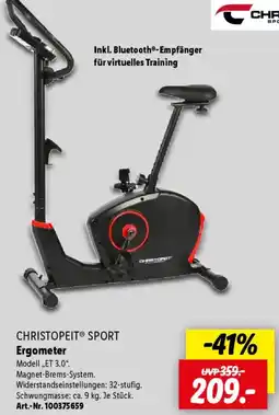 Lidl CHRISTOPEIT SPORT Ergometer Angebot