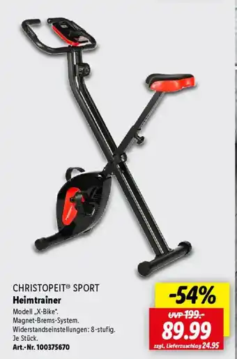 Lidl CHRISTOPEIT SPORT Heimtrainer Angebot