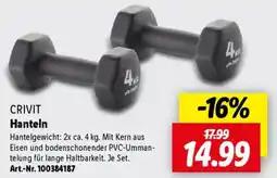 Lidl CRIVIT Hanteln Angebot