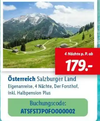 Lidl Österreich Salzburger Land Angebot