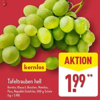 Aldi Nord Tafeltrauben hell Angebot