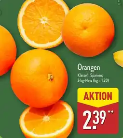 Aldi Nord Orangen Angebot