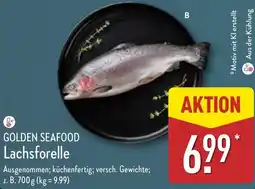 Aldi Nord GOLDEN SEAFOOD Lachsforelle Angebot