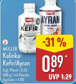 Aldi Nord Müller kalinka- kefir/ayran Angebot