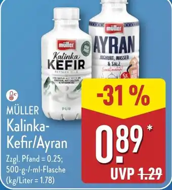 Aldi Nord Müller kalinka- kefir/ayran Angebot