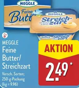 Aldi Nord MEGGLE Feine Butter/ Streichzart Angebot