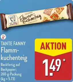 Aldi Nord TANTE FANNY Flamm- kuchenteig Angebot