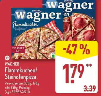 Aldi Nord WAGNER Flammkuchen/ Steinofenpizza Angebot