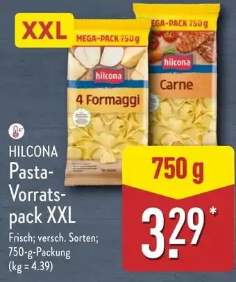 Aldi Nord HILCONA Pasta- Vorrats- pack XXL Angebot