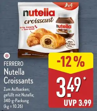 Aldi Nord FERRERO Nutella Croissants Angebot