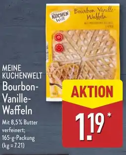 Aldi Nord MEINE KUCHENWELT Bourbon- Vanille- Waffeln Angebot