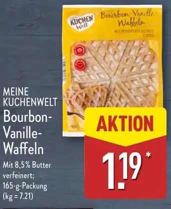 Aldi Nord MEINE KUCHENWELT Bourbon- Vanille- Waffeln Angebot