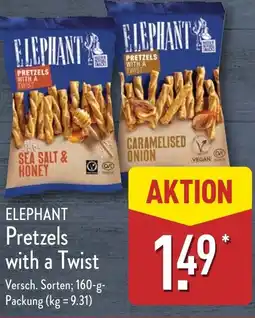 Aldi Nord ELEPHANT Pretzels with a Twist Angebot