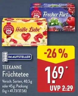 Aldi Nord TEEKANNE Früchtetee Angebot