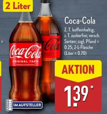 Aldi Nord Coca-Cola Angebot