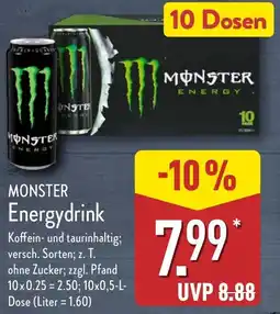 Aldi Nord MONSTER Energydrink Angebot