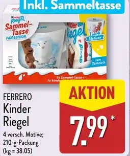 Aldi Nord FERRERO Kinder Riegel Angebot