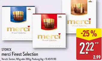 Aldi Nord STORCK merci Finest Selection Angebot