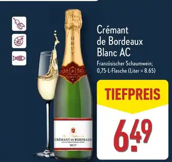 Aldi Nord Crémant de Bordeaux Blanc AC Angebot