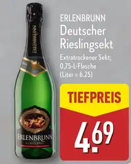 Aldi Nord ERLENBRUNN Deutscher Rieslingsekt Angebot