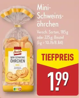 Aldi Nord Mini- Schweins- öhrchen Angebot