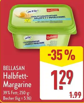 Aldi Nord BELLASAN Halbfett- Margarine Angebot