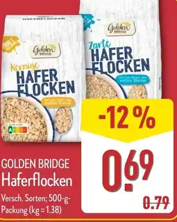 Aldi Nord GOLDEN BRIDGE Haferflocken Angebot