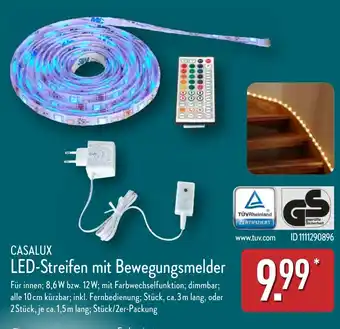 Aldi Nord CASALUX LED-Streifen mit Bewegungsmelder Angebot