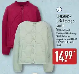 Aldi Nord UP2FASHION Leichtstepp- jacke Angebot