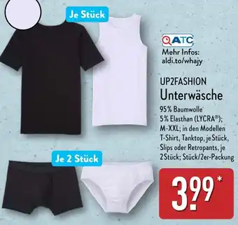 Aldi Nord UP2FASHION Unterwäsche Angebot