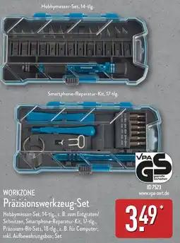 Aldi Nord WORKZONE Präzisionswerkzeug-Set Angebot