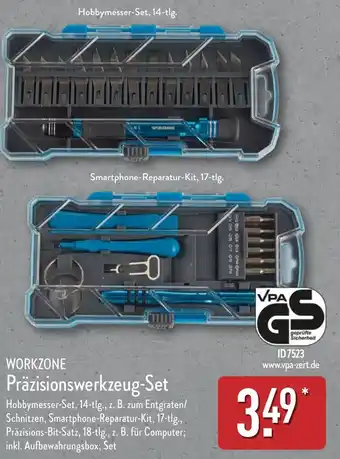 Aldi Nord WORKZONE Präzisionswerkzeug-Set Angebot