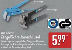 Aldi Nord WORKZONE Zange/Schraubenschlüssel Angebot