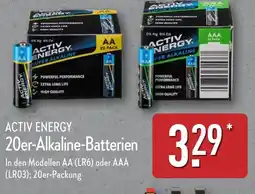 Aldi Nord ACTIV ENERGY 20er-Alkaline-Batterien Angebot