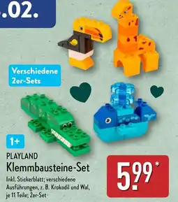 Aldi Nord PLAYLAND Klemmbausteine-Set Angebot