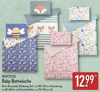 Aldi Nord NOVITESSE Baby-Bettwäsche Angebot