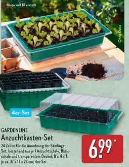 Aldi Nord GARDENLINE Anzuchtkasten-Set Angebot