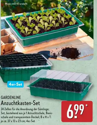 Aldi Nord GARDENLINE Anzuchtkasten-Set Angebot